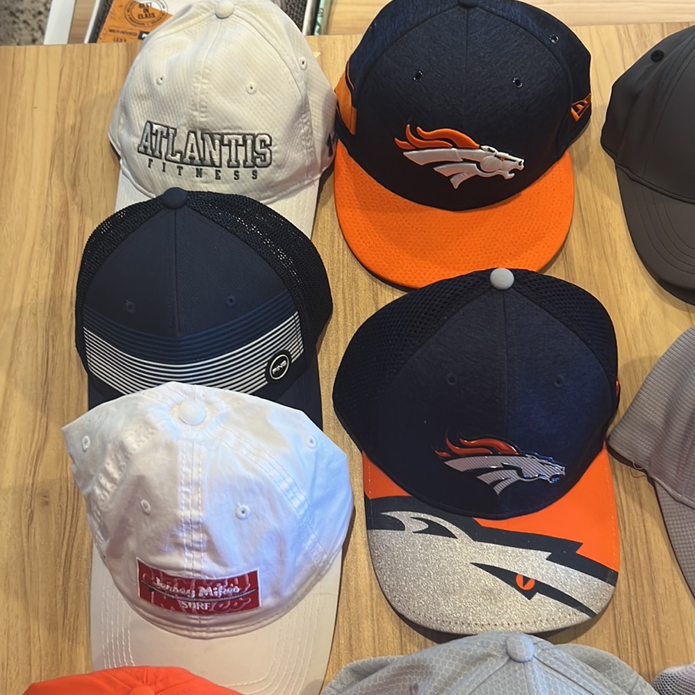 LOT 16 High-End Hats Broncos Jersey Mike’s Atlantis Resort Ping Lucky Ping &more - Picture 3 of 8